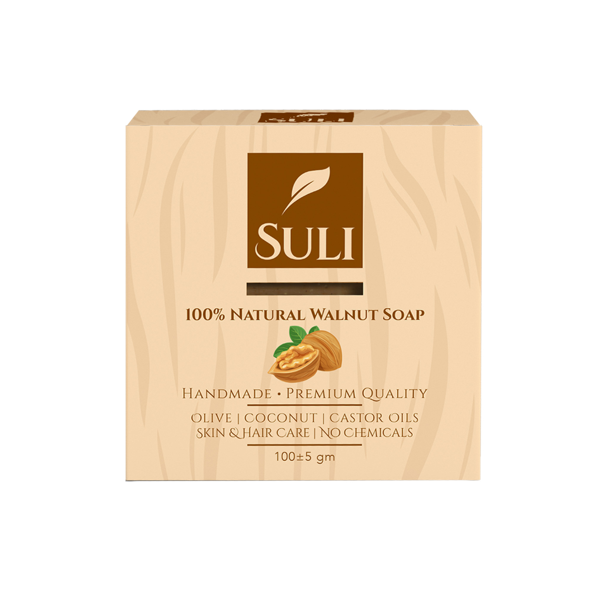 SULI - Natürliche Seife - Walnuss - 100g