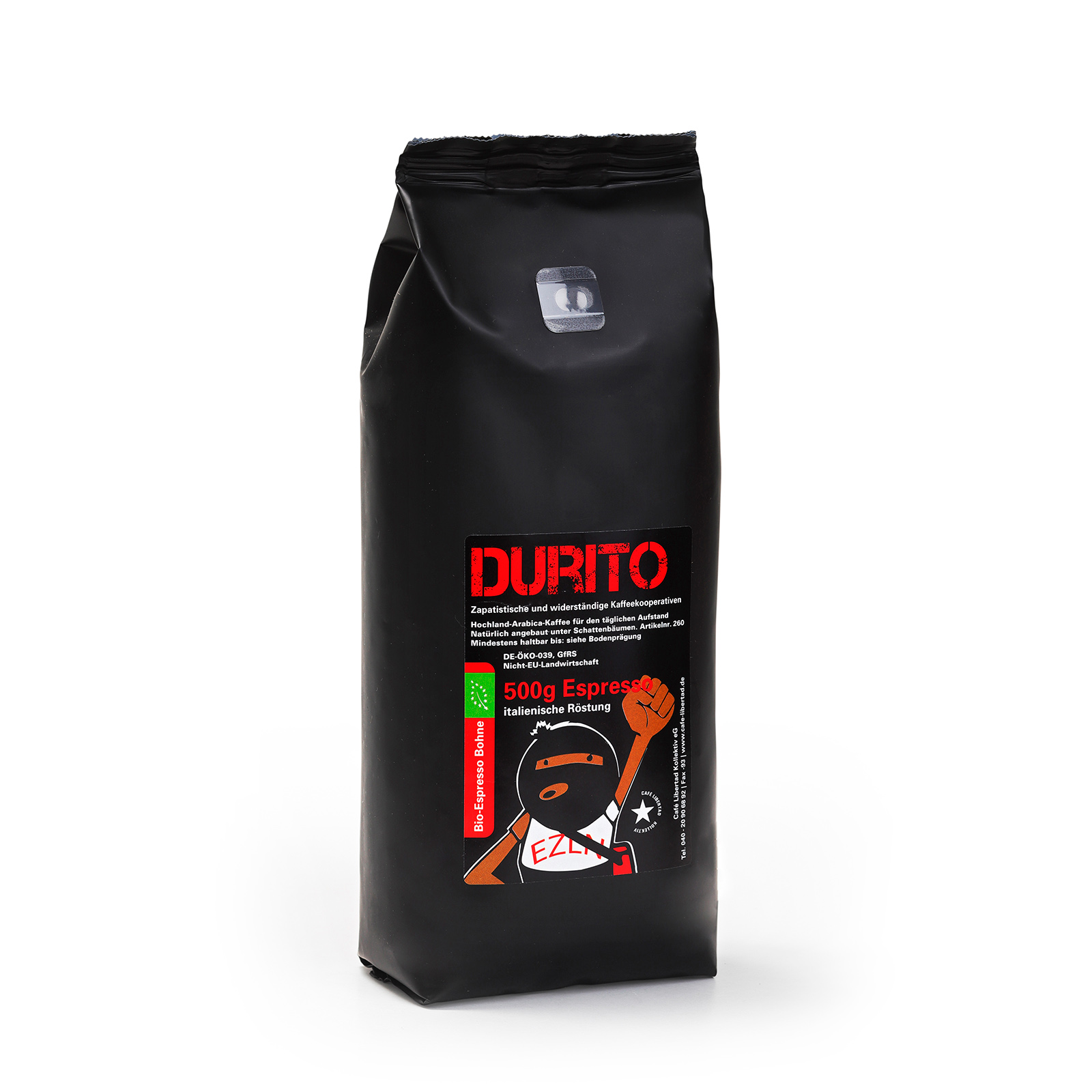 Cafe Libertad - Bio-Espresso Durito Bohne - 500g
